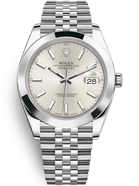 rolex 126300 silver dial|rolex datejust 41 126300.